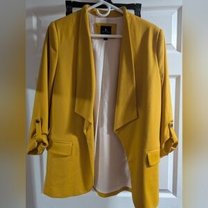 Jules & Leopold Mustard Blazer